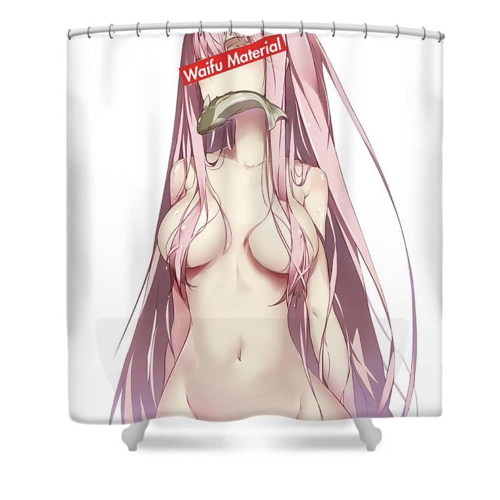 02 darling in the franxx waifu anime manga series fanart hentai ahegao oppai mad lab - Anime Shower Curtain Shop