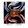 1 art exhibit announcement poster abderrazak oudini - Anime Shower Curtain Shop