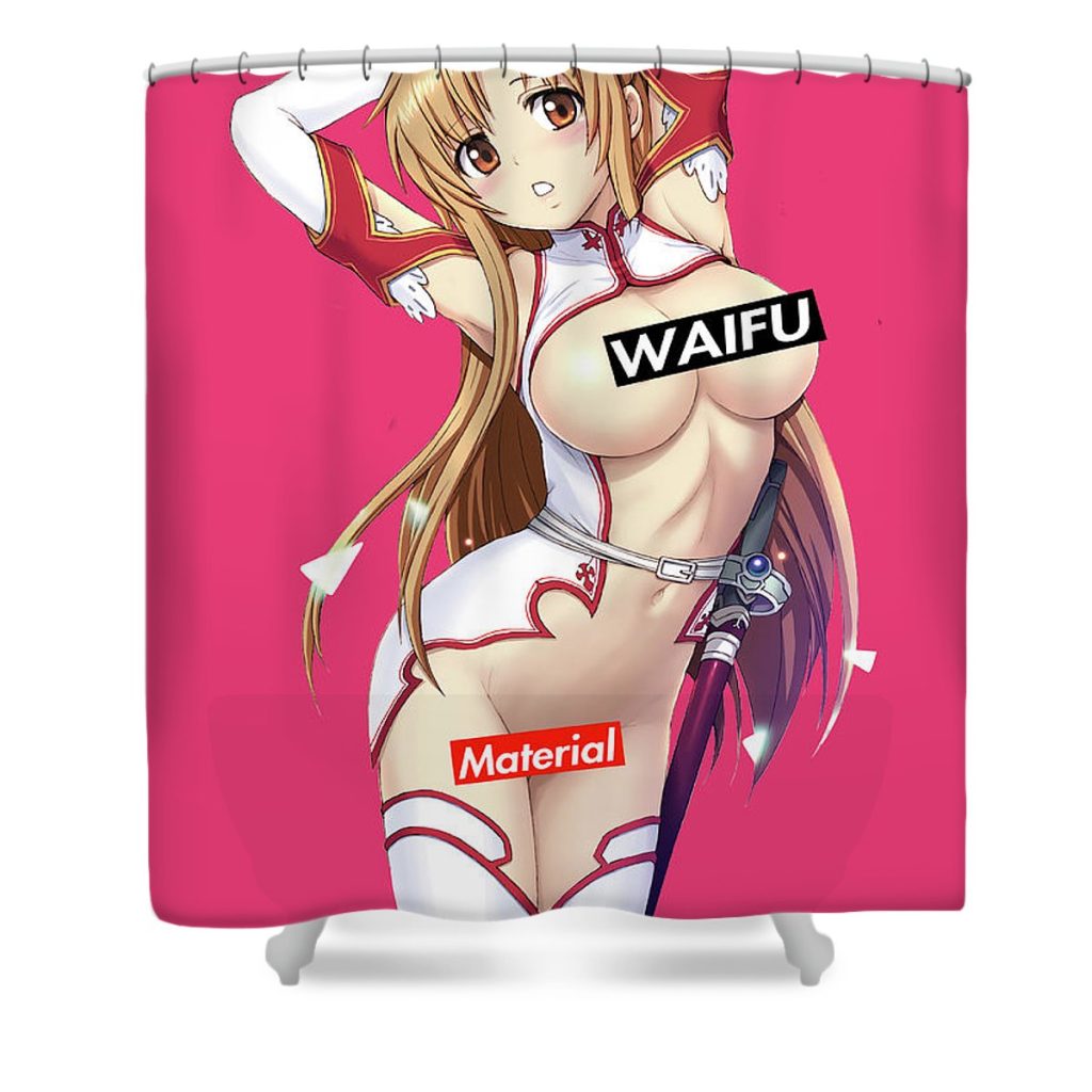 1 asuna sword art online waifu anime manga series fanart hentai ahegao oppai mad lab - Anime Shower Curtain Shop