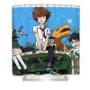 1 digimon digivice anime radit tia transparent - Anime Shower Curtain Shop