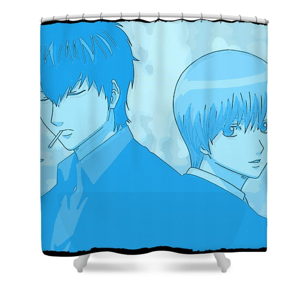 1 gintama lora battle - Anime Shower Curtain Shop