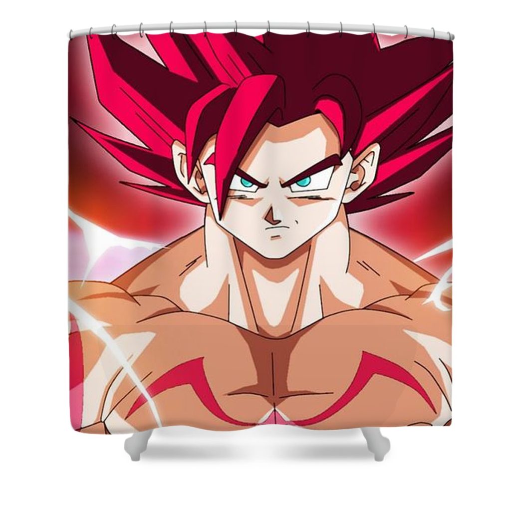 1 goku super saiyan babbal kumar - Anime Shower Curtain Shop