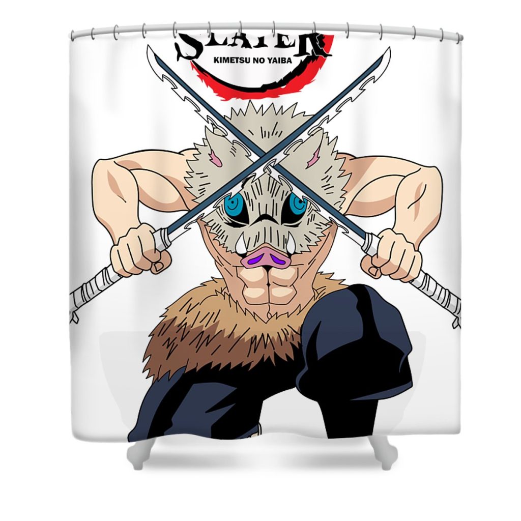 1 inosuke gab fernando transparent - Anime Shower Curtain Shop