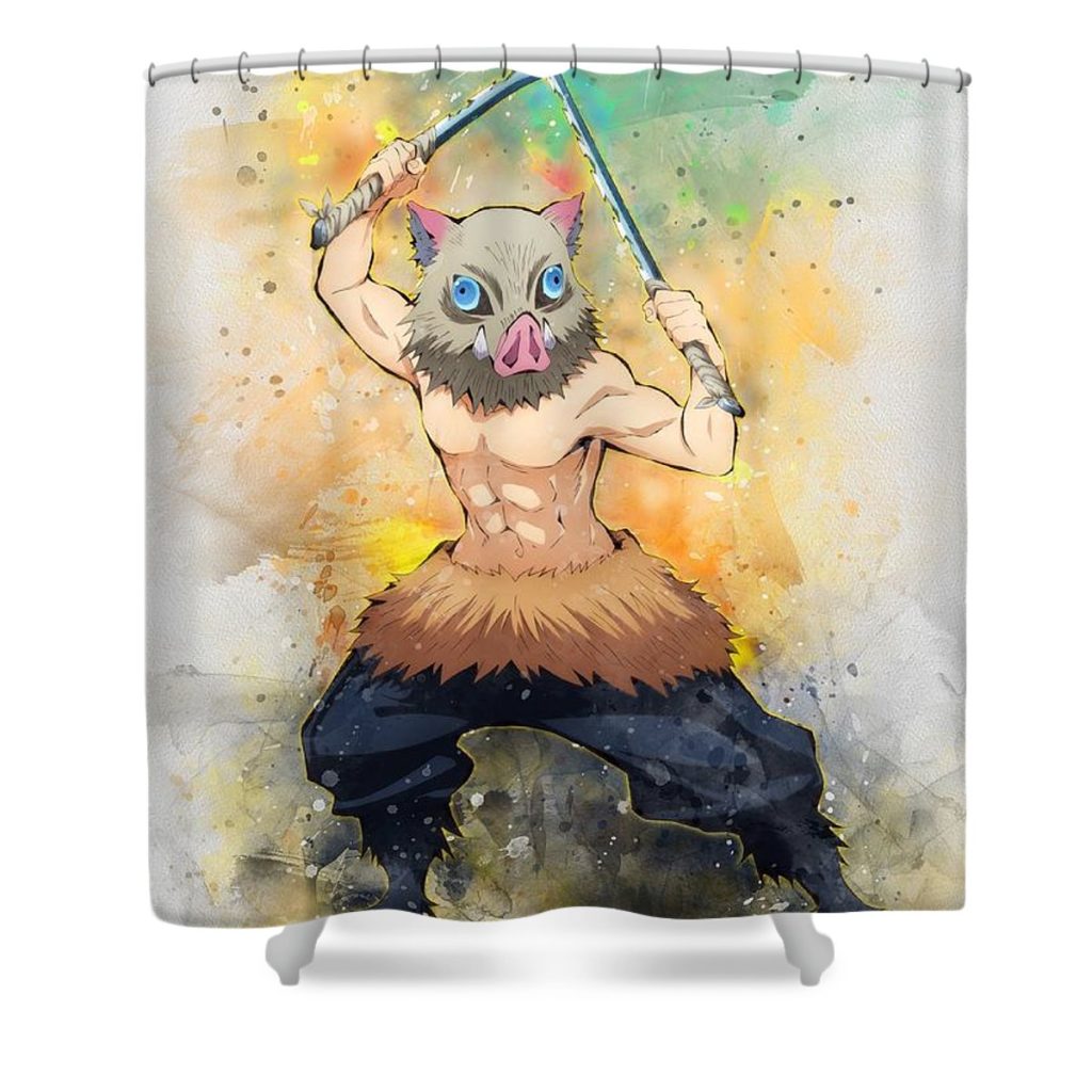 1 inosuke hashibira artwork big mart - Anime Shower Curtain Shop