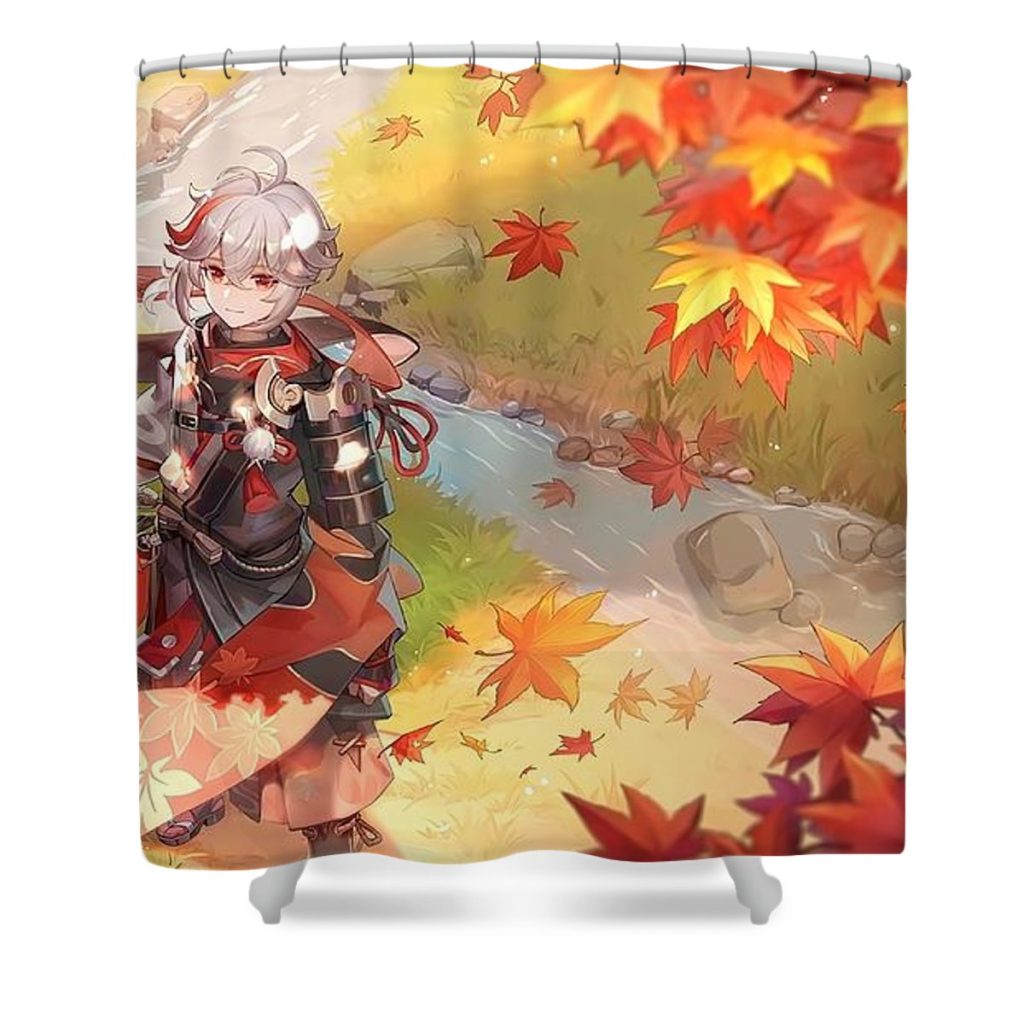 1 kazuha genshin impact owen kennedy - Anime Shower Curtain Shop