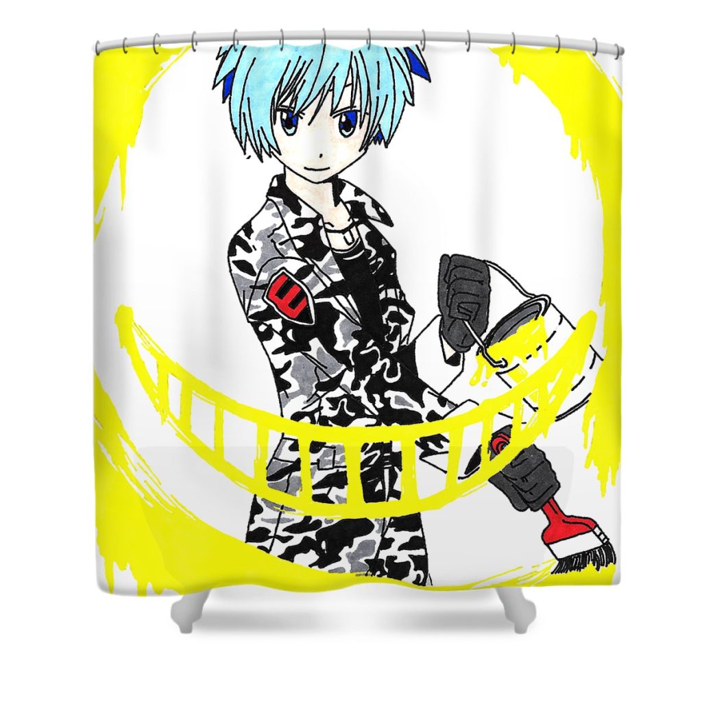 1 koro sensei sukron aceng transparent - Anime Shower Curtain Shop