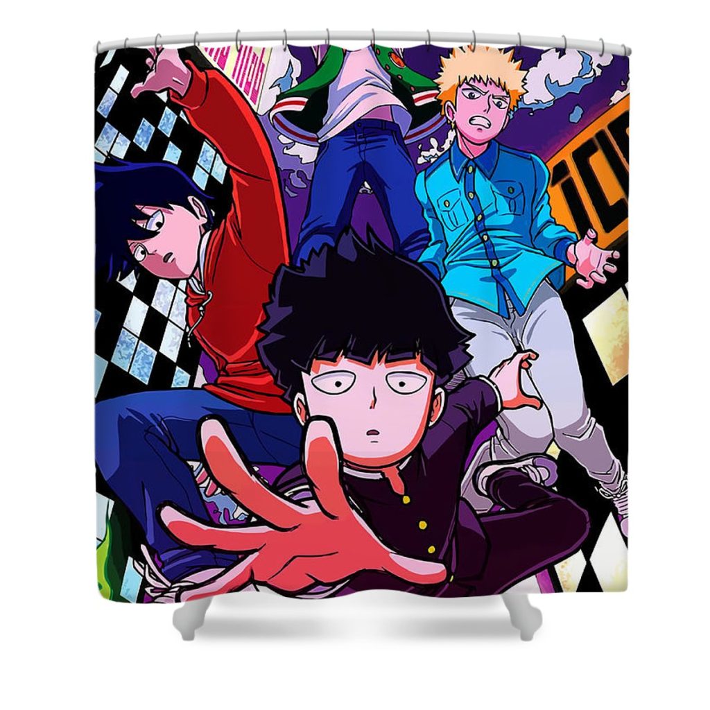 1 mob psycho poster max georgia - Anime Shower Curtain Shop