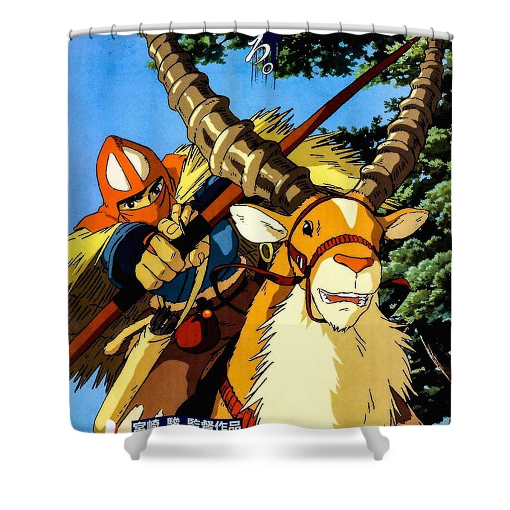 1 princess mononoke barbara del rio - Anime Shower Curtain Shop