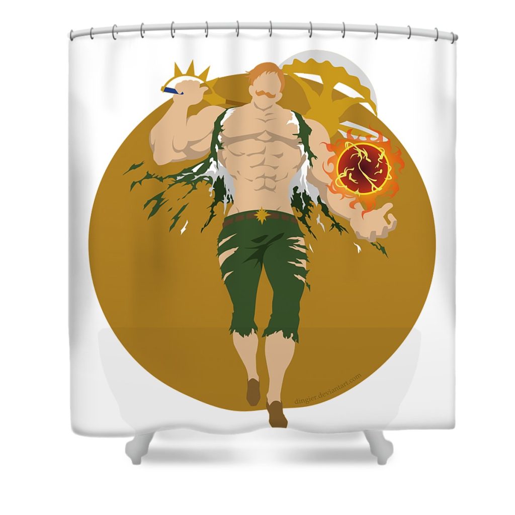 1 seven deadly sins beks maher transparent - Anime Shower Curtain Shop