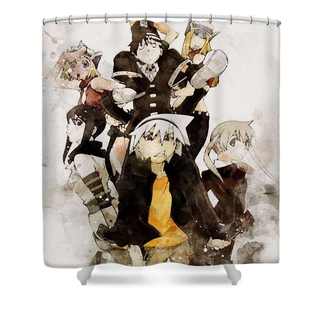 1 soul eater poster harvey grant - Anime Shower Curtain Shop