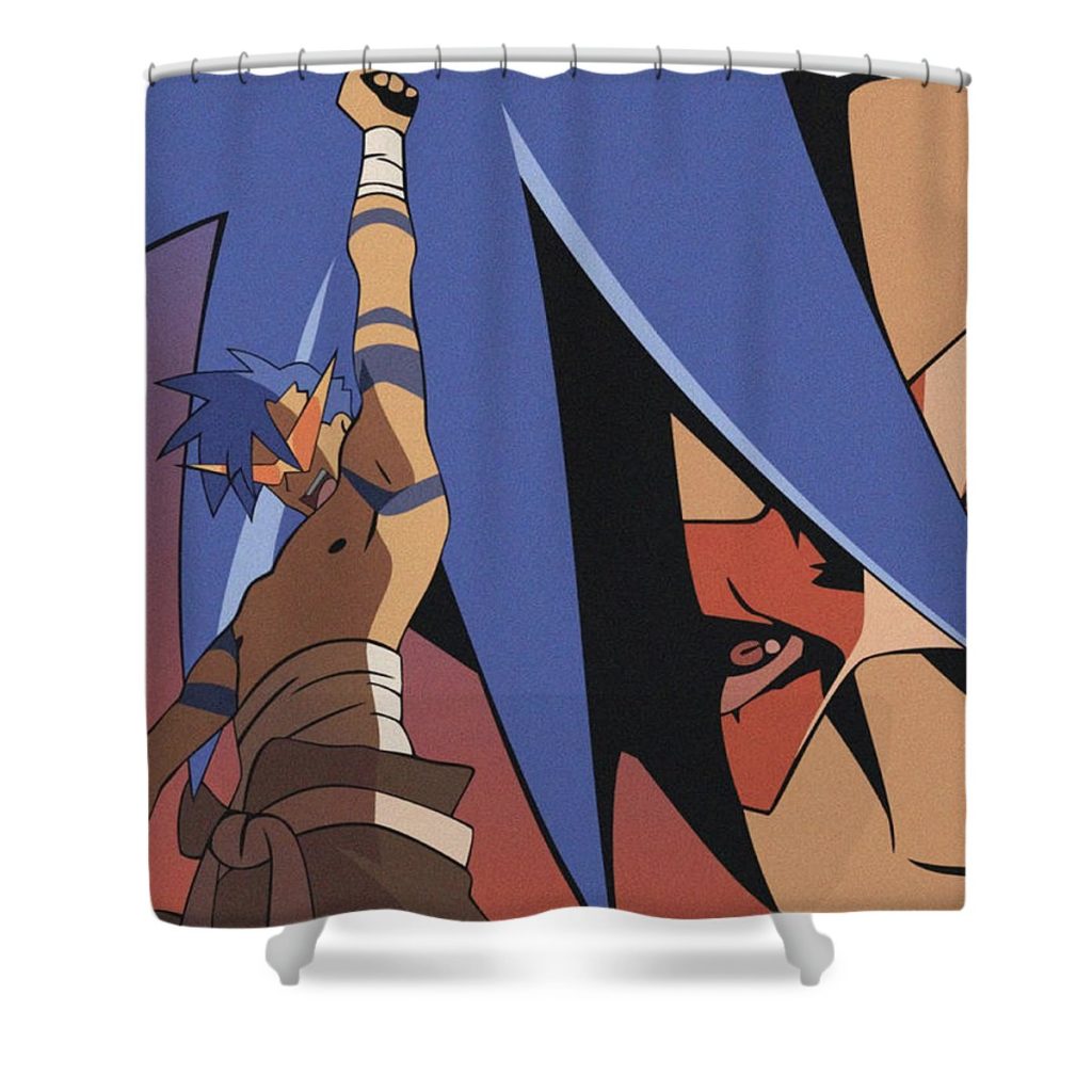 1 tengen toppa gurren lagann poster walsh - Anime Shower Curtain Shop