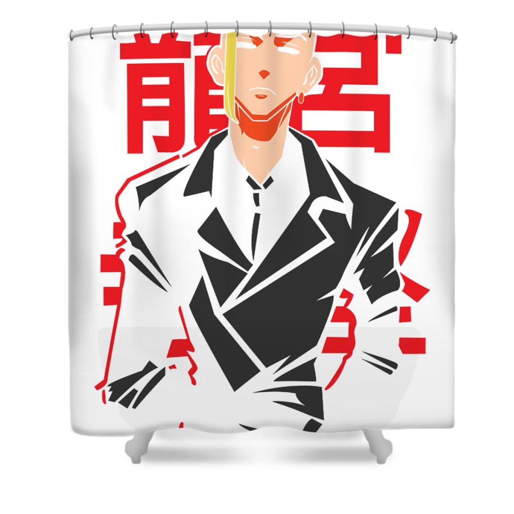 1 tokyo revenger gab fernando transparent - Anime Shower Curtain Shop