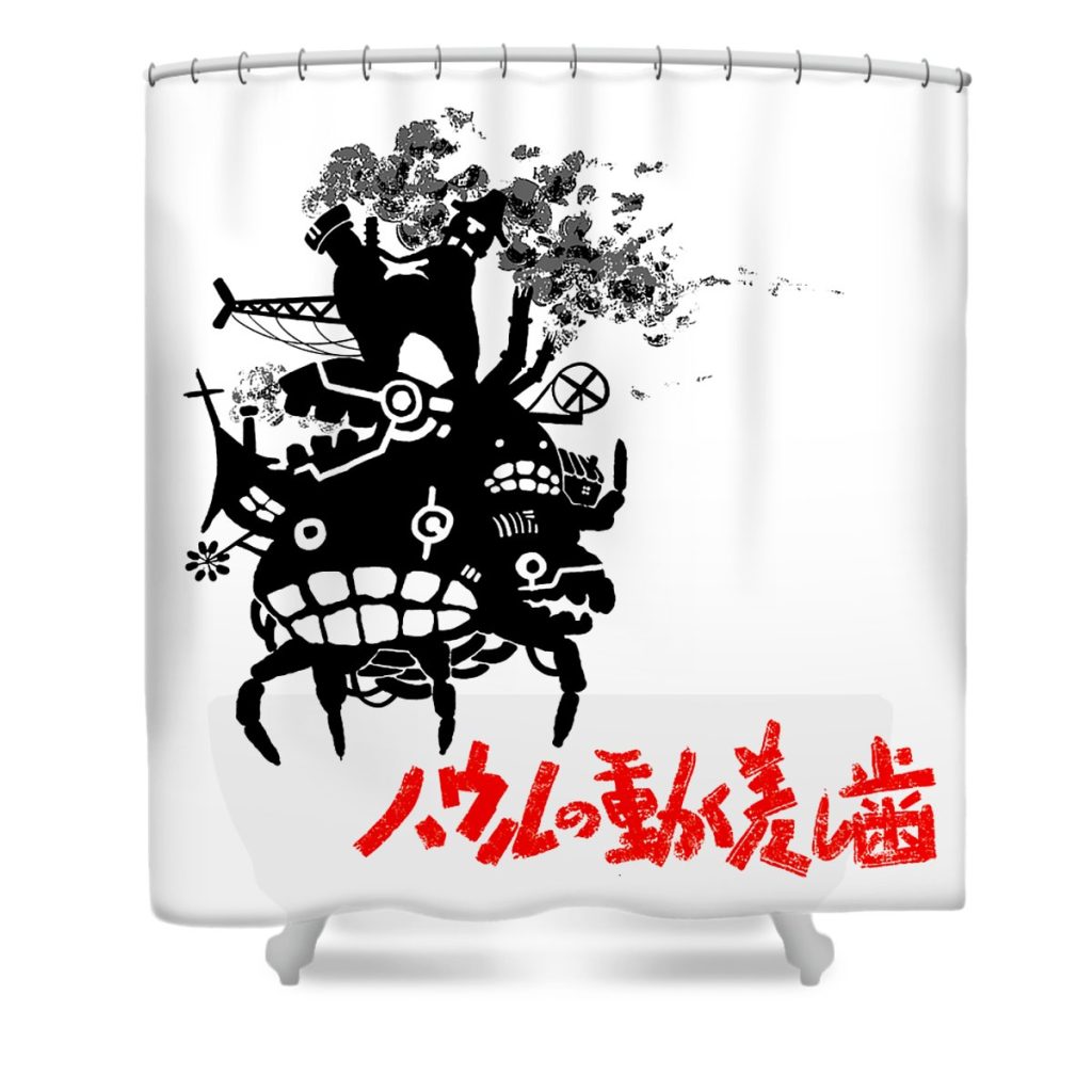 11 howls moving castle jolly angel transparent - Anime Shower Curtain Shop