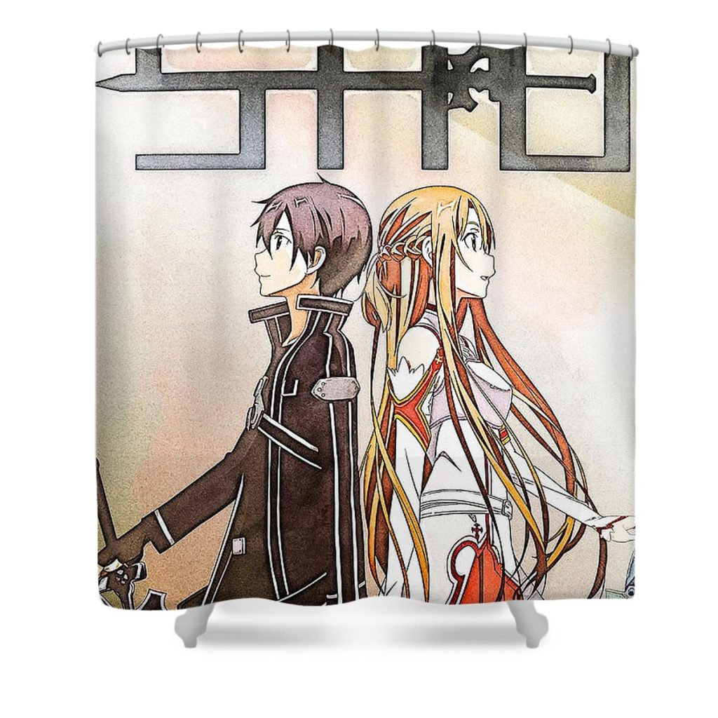 11 sword art online jennifer straw - Anime Shower Curtain Shop