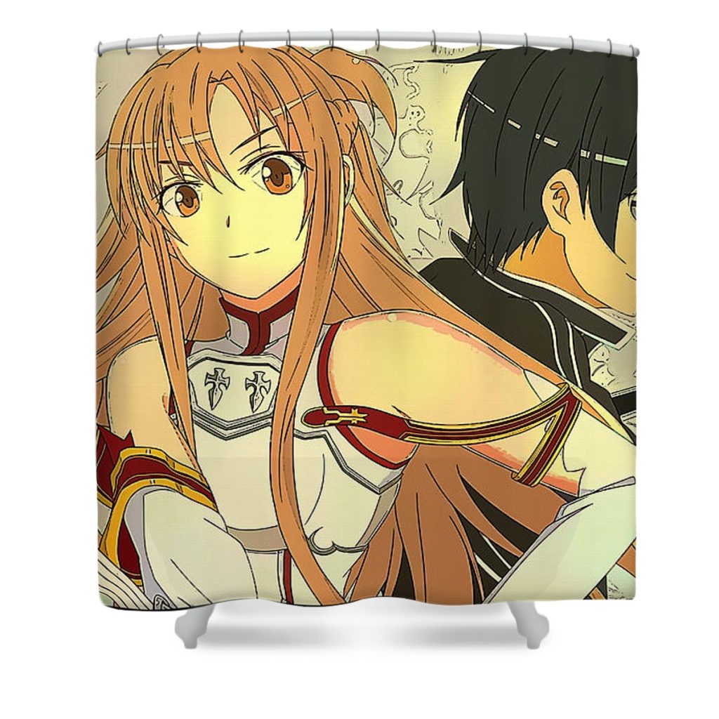 12 sword art online lora battle - Anime Shower Curtain Shop