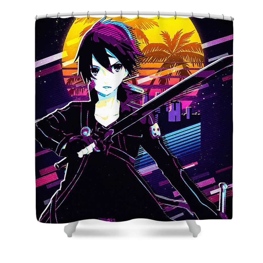 12 sword art online sean escobar - Anime Shower Curtain Shop