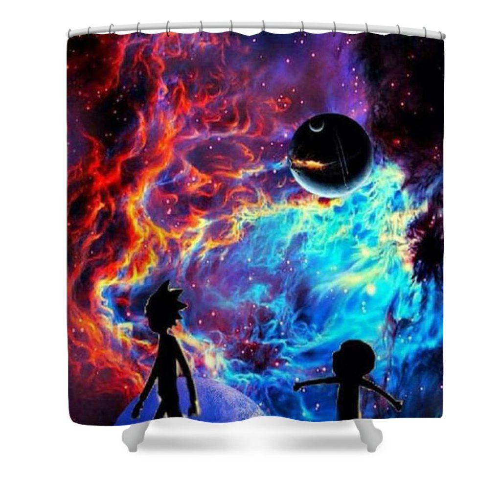 13 rick and morty nam sary - Anime Shower Curtain Shop