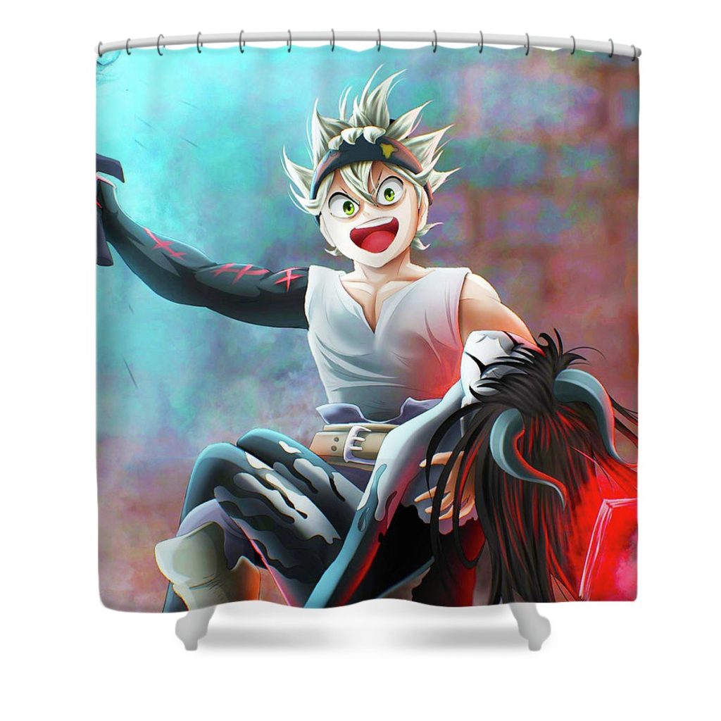 14 demon magic locke flintoft - Anime Shower Curtain Shop