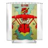 14 porco rosso lay stwo transparent - Anime Shower Curtain Shop