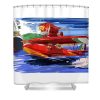 15 porco rosso lay stwo transparent - Anime Shower Curtain Shop