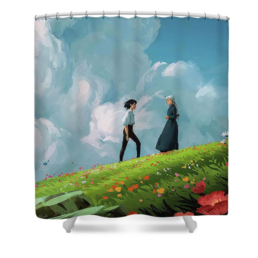 16 howls moving castle cynthia williams - Anime Shower Curtain Shop