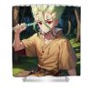 16 senku ishigami nguyen hai - Anime Shower Curtain Shop