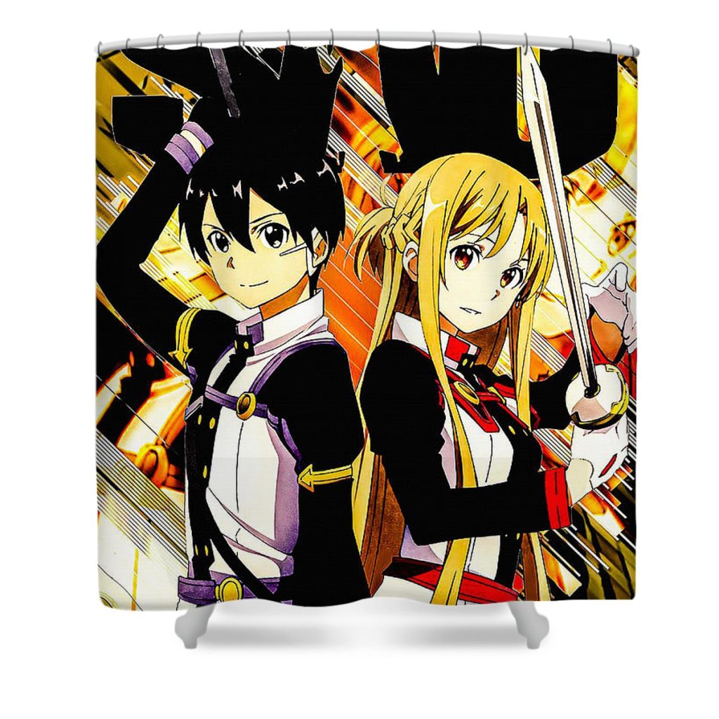 16 sword art online jennifer straw - Anime Shower Curtain Shop