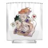 17 fighter hunter lon najara - Anime Shower Curtain Shop