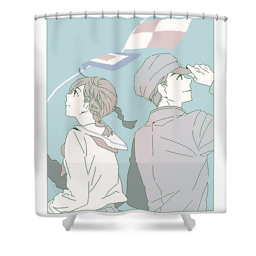 19 from up on poppy hill our corn transparent - Anime Shower Curtain Shop