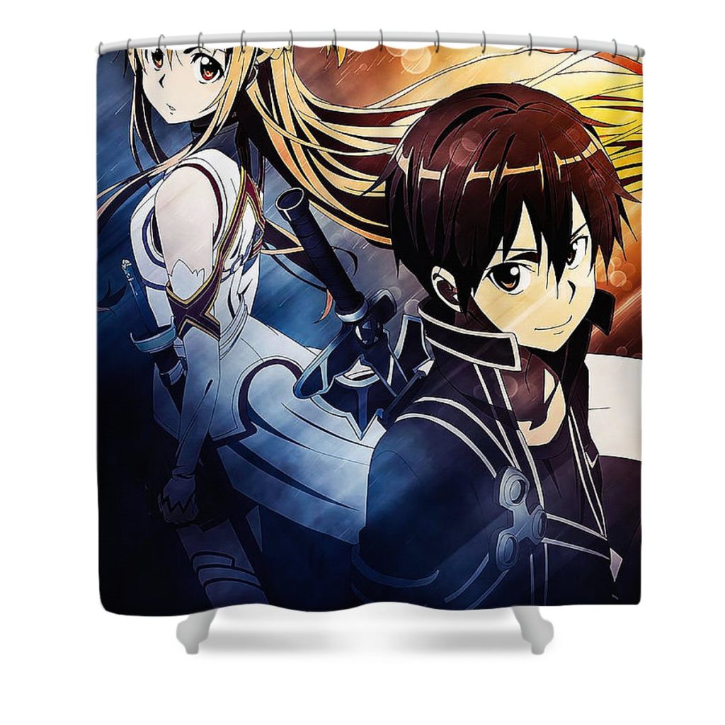 19 sword art online sean escobar - Anime Shower Curtain Shop