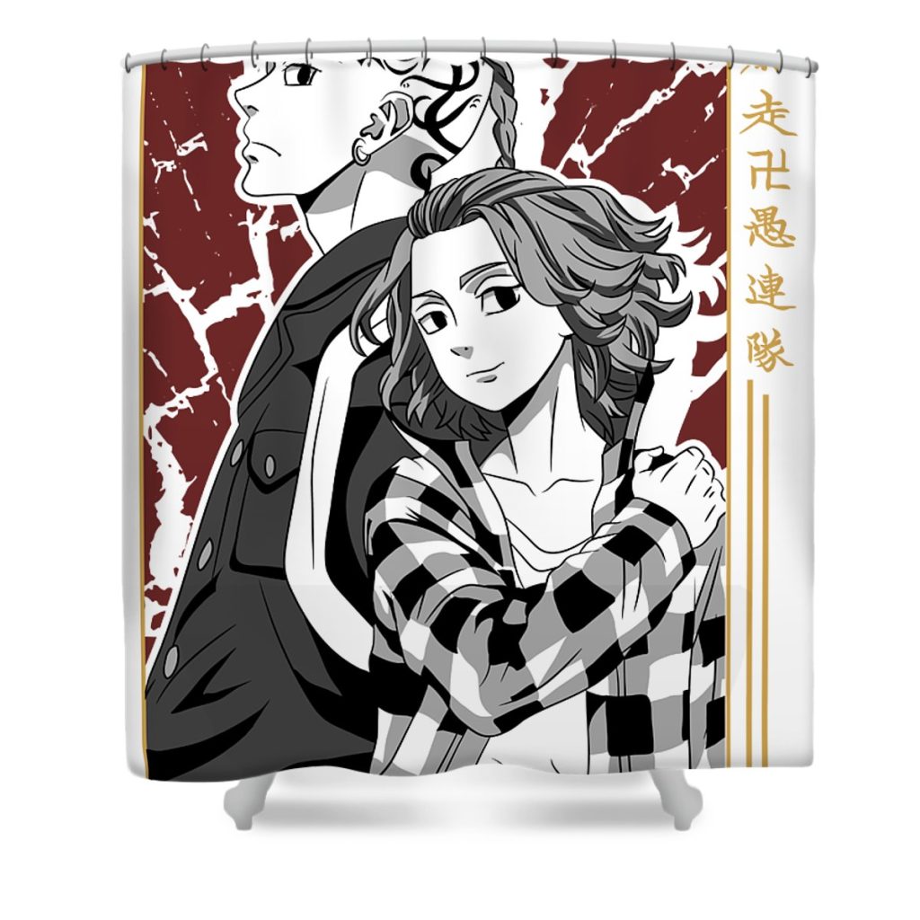 19 tokyo revenger gab fernando transparent - Anime Shower Curtain Shop