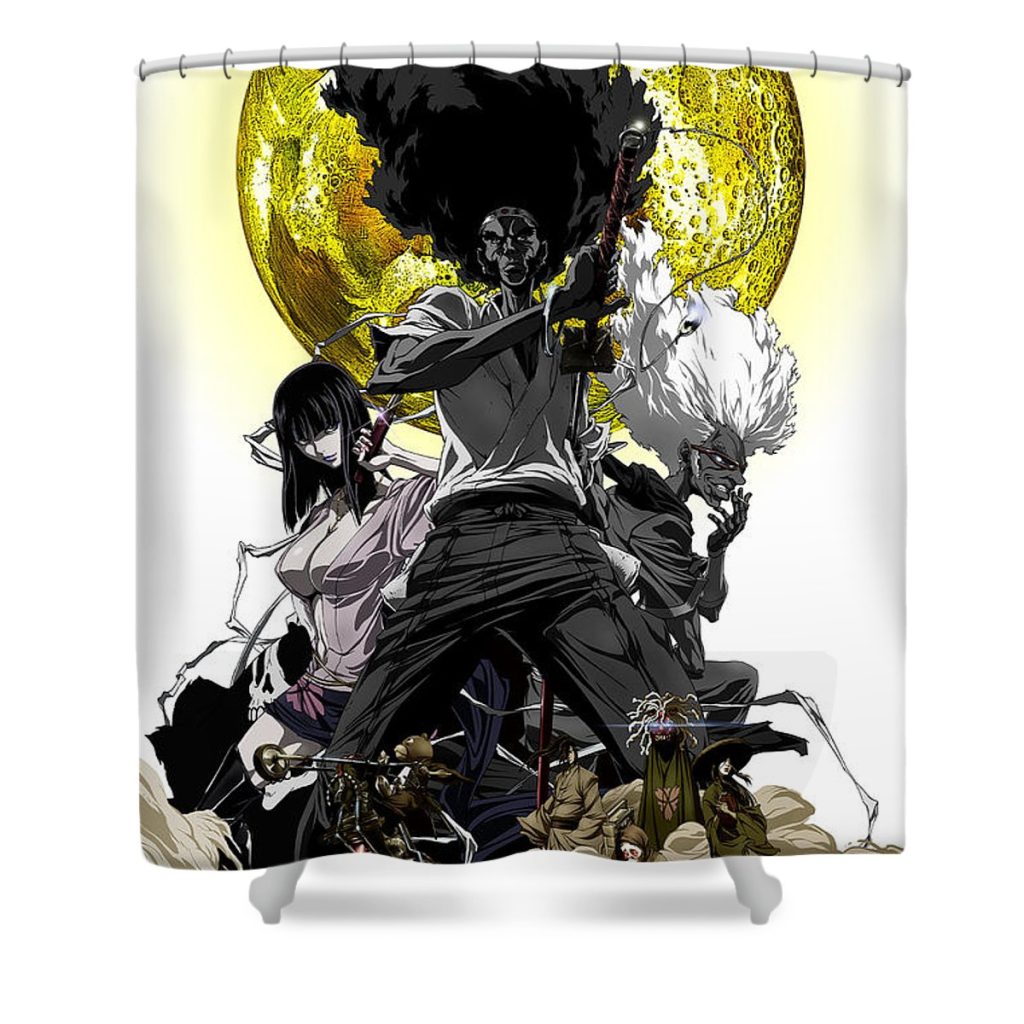 2 afro samurai 2007 geek n rock - Anime Shower Curtain Shop