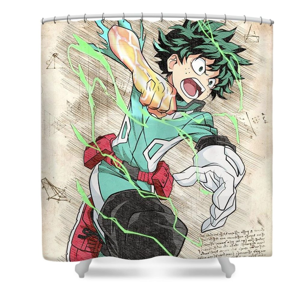 2 deku artwork big mart - Anime Shower Curtain Shop