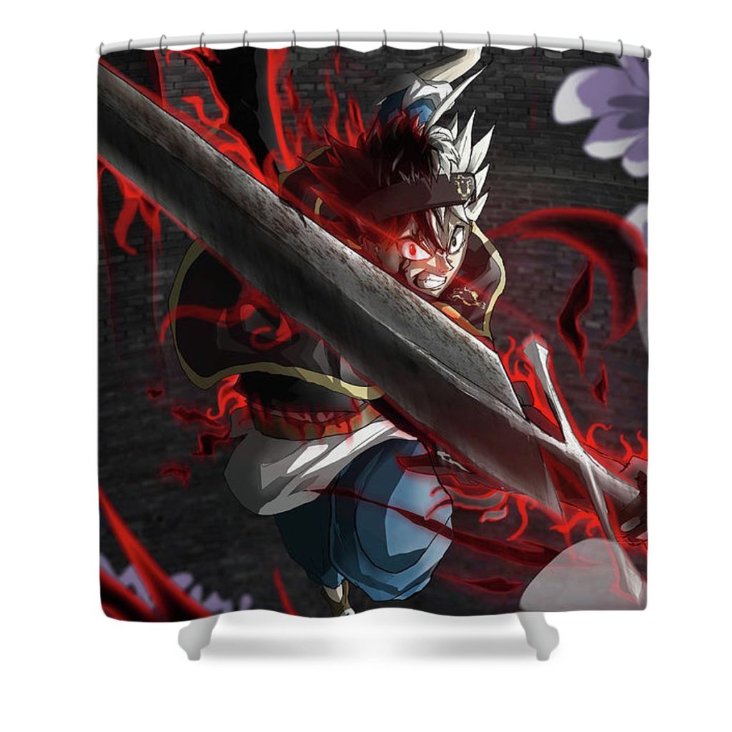 2 demon magic gabriel chevers - Anime Shower Curtain Shop