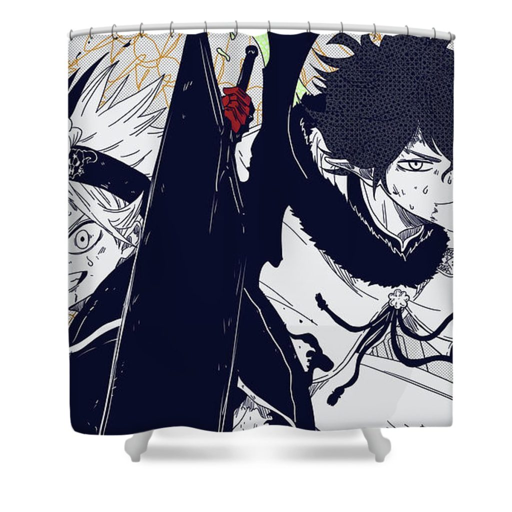 2 demon magic locke flintoft - Anime Shower Curtain Shop