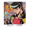 2 jojo s masculine evangeline schimon - Anime Shower Curtain Shop