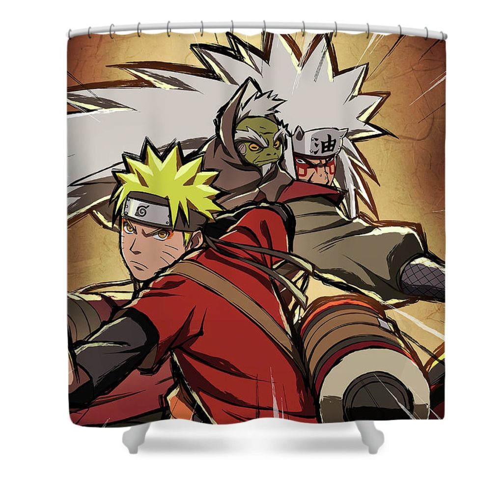 2 naruto jiraiya lac lac - Anime Shower Curtain Shop