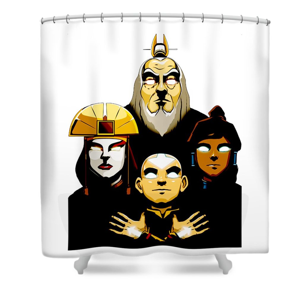 2 team avatar aji dara transparent - Anime Shower Curtain Shop