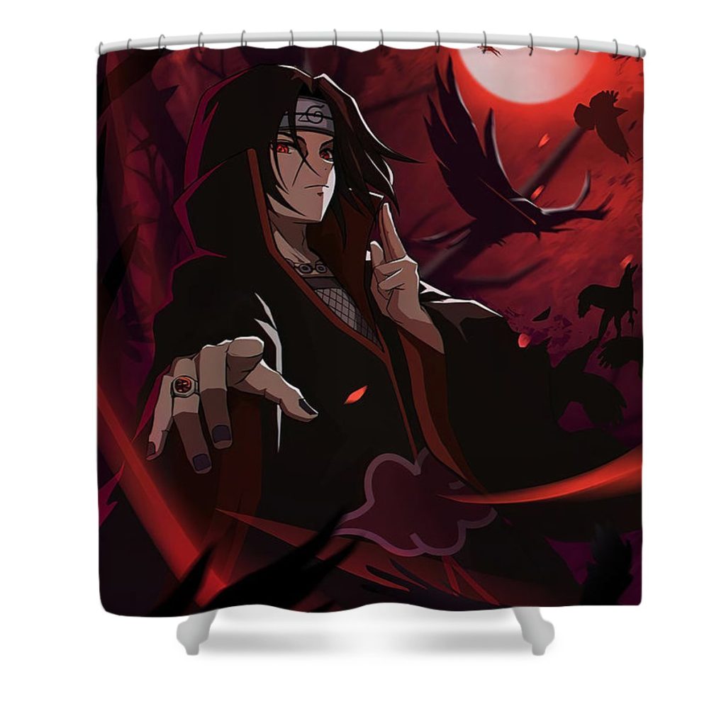 2 uchiha itachi akatsuki nguyen hai - Anime Shower Curtain Shop