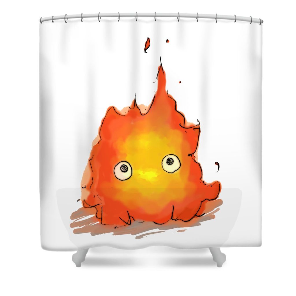 21 howls moving castle june lavine transparent - Anime Shower Curtain Shop