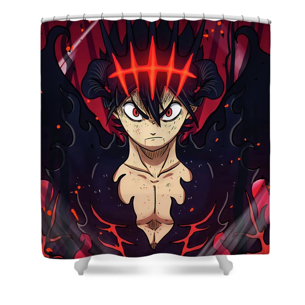 25 demon magic locke flintoft - Anime Shower Curtain Shop