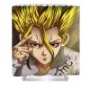 26 senku ishigami nguyen hai - Anime Shower Curtain Shop