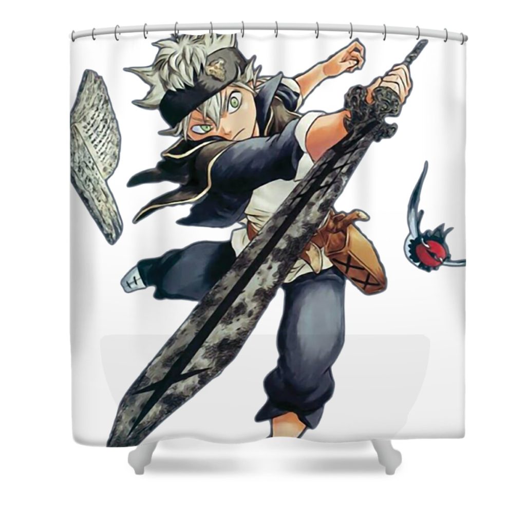 3 black clover ayuedu vijis transparent - Anime Shower Curtain Shop