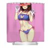 3 dva overwatch waifu anime manga series fanart hentai ahegao oppai mad lab - Anime Shower Curtain Shop