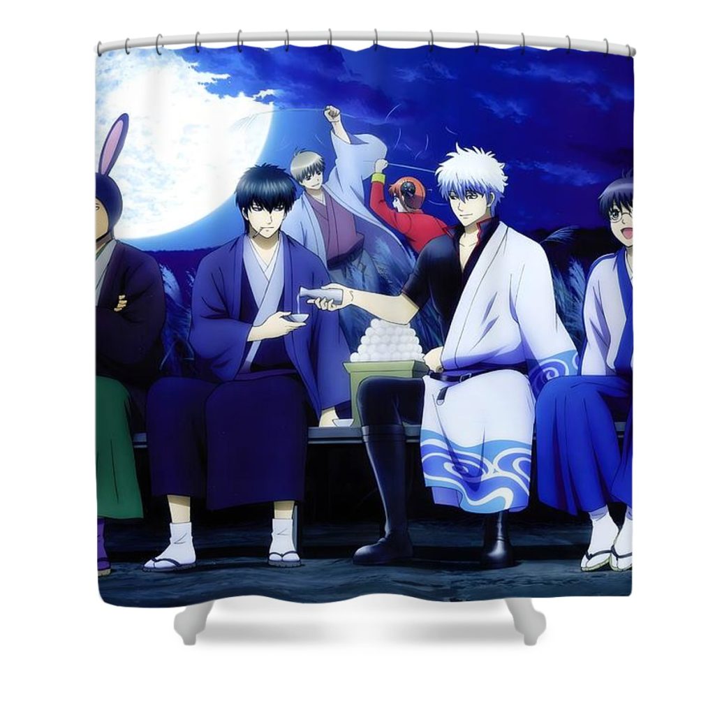 3 gintama celestina paul - Anime Shower Curtain Shop