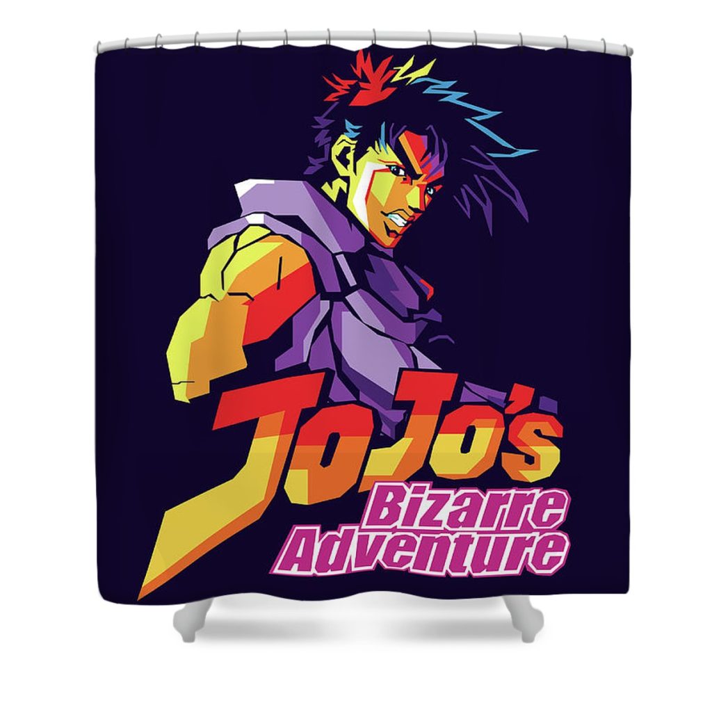 3 jojos bizarre adventure muhammad nabil pasha radhitya - Anime Shower Curtain Shop