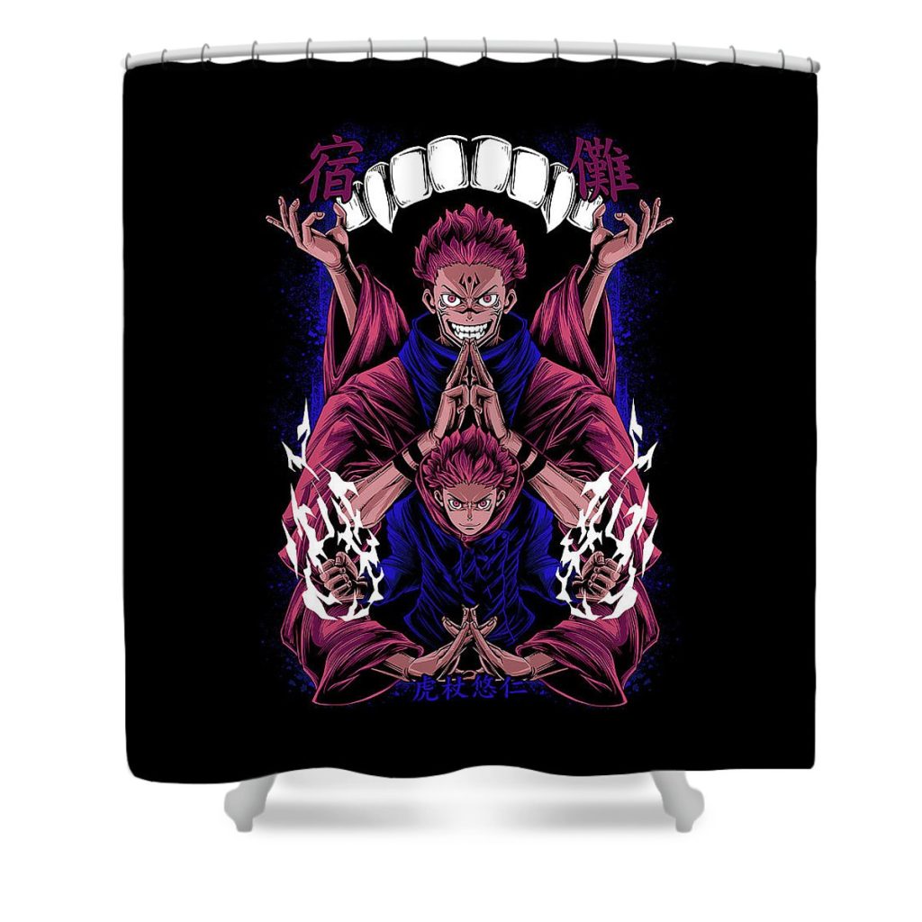 3 jujutsu kaisen lac lac - Anime Shower Curtain Shop