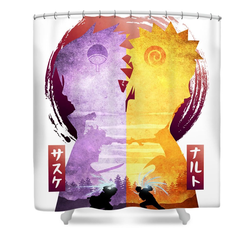 3 the rivals saufa haqqi transparent - Anime Shower Curtain Shop