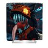 34 denji chainsaw man nguyen hai - Anime Shower Curtain Shop