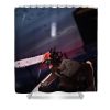 37 denji chainsaw man nguyen hai - Anime Shower Curtain Shop